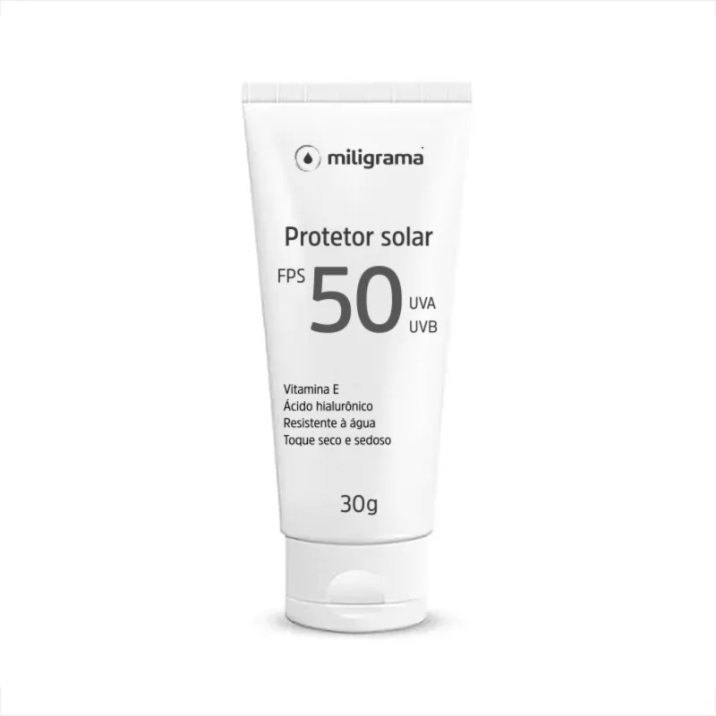Protetor Solar FPS 50 sem cor 30 gramas - Miligrama