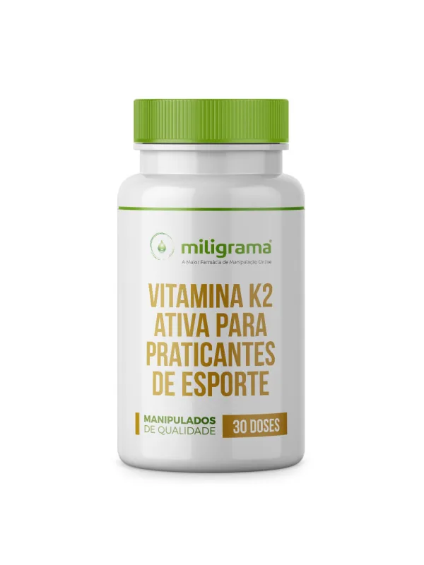 Vitamina K2 45mcg + Cálcio 150mg 30 Doses - Miligrama - Miligrama