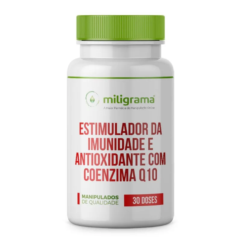 Estimulador da imunidade e antioxidante com Coenzima Q10 30 doses 30 Doses - Miligrama