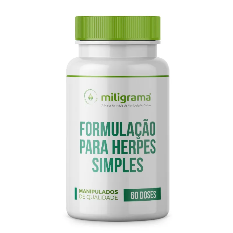 Formulação para herpes simples 60 doses - Miligrama - Magnésio
