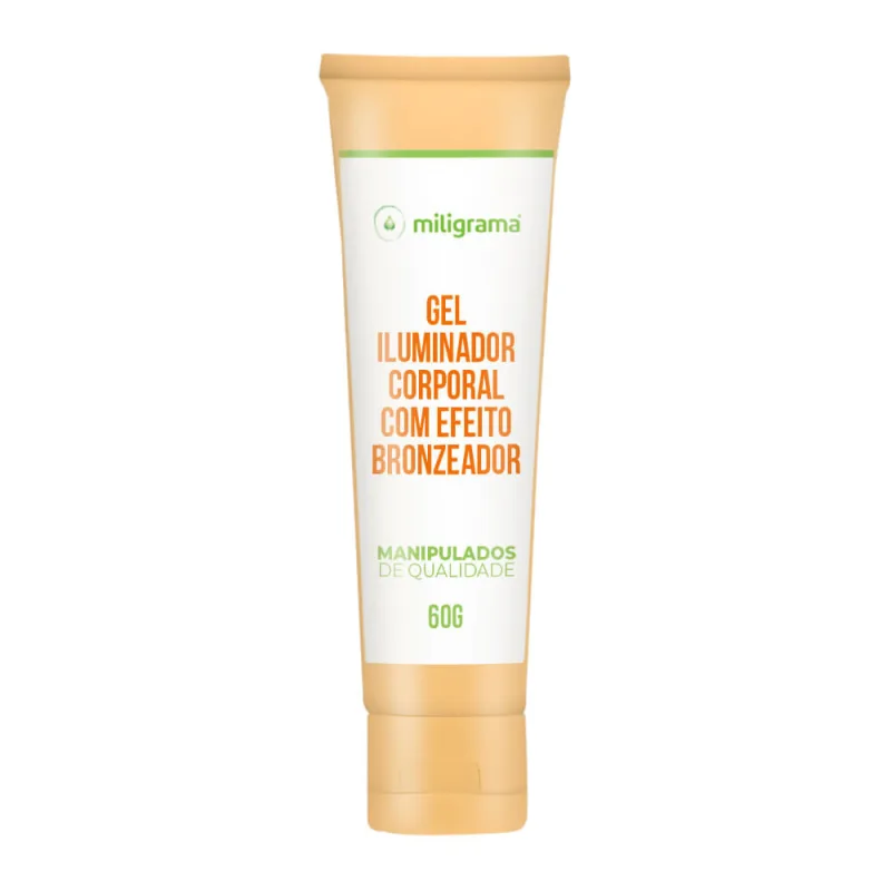 Gel Iluminador Corporal com Efeito Bronzeador - 60g - Miligrama