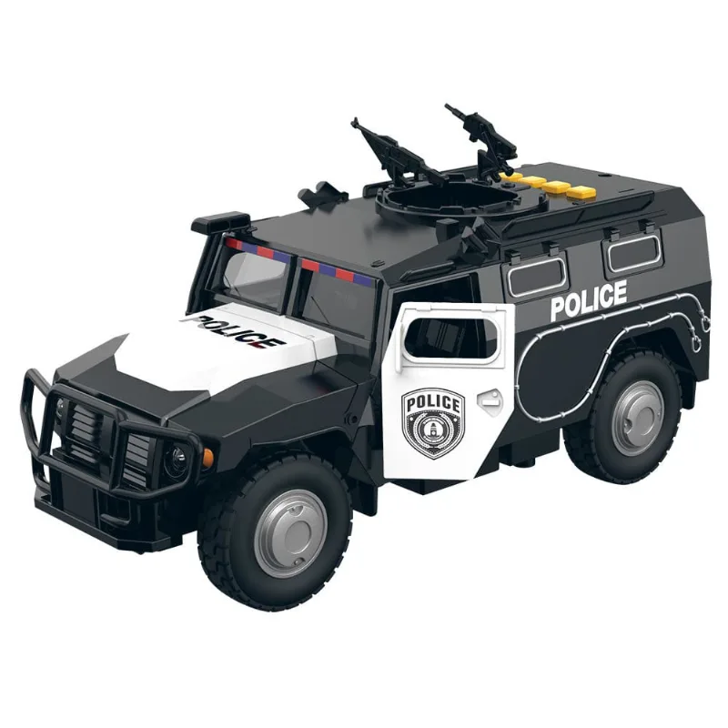 Carro De Fricção - Public Heroes - Blindado Policial - Com Luz E Som - Shiny Toys
