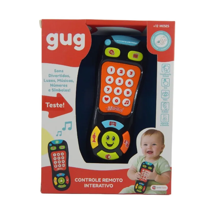 Controle Remoto Infantil com Luz e Som Shiny Toys 001261 - SHINY TOYS