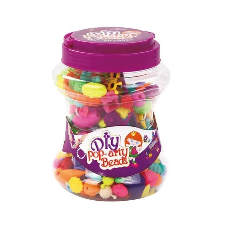 Kit Pulseiras E Miçangas Pop Arty Fashion - Shiny Toys - SHINY TOYS