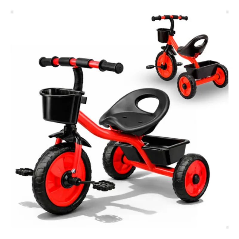 TRICICLO PARA CRIANÇA VERMELHO SHINY TOYS