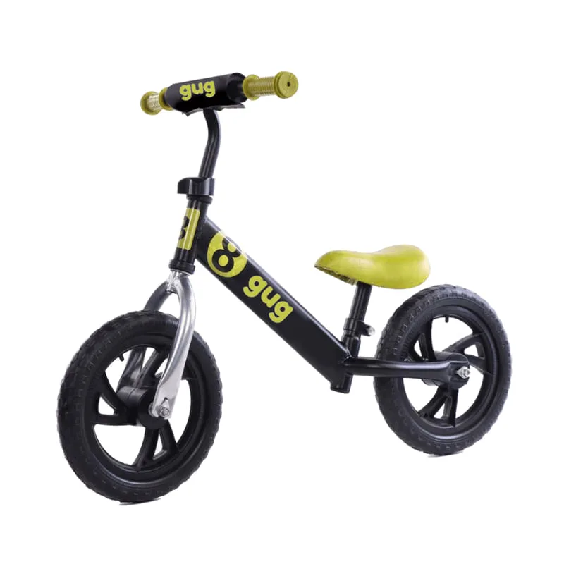Bicicleta de equilibrio 12 polegadas - Amarelo e preto - Gug SHINY TOYS - Ciatoy - Esporte E Lazer