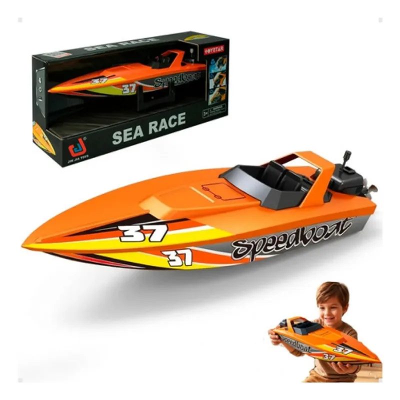 LANCHA LARANJA 1;14 SHINY TOYS - SHINY TOYS