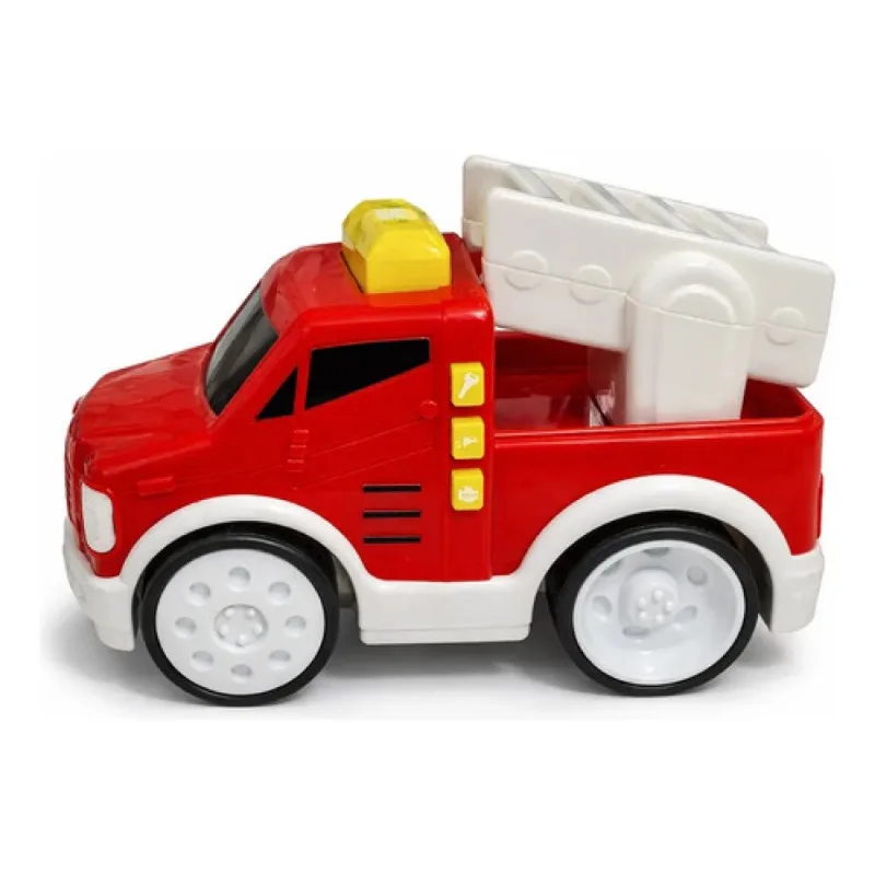 CARRINHOS DA SAUDE VERMELHO COM LUZ E SOM PUBLIC HEROES BABY SHINY TOYS - SHINY TOYS
