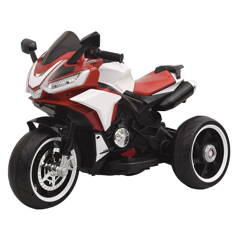 Motocicleta Elétrica - 3 Rodas - Vermelho - 12v4ah - Shiny Toys