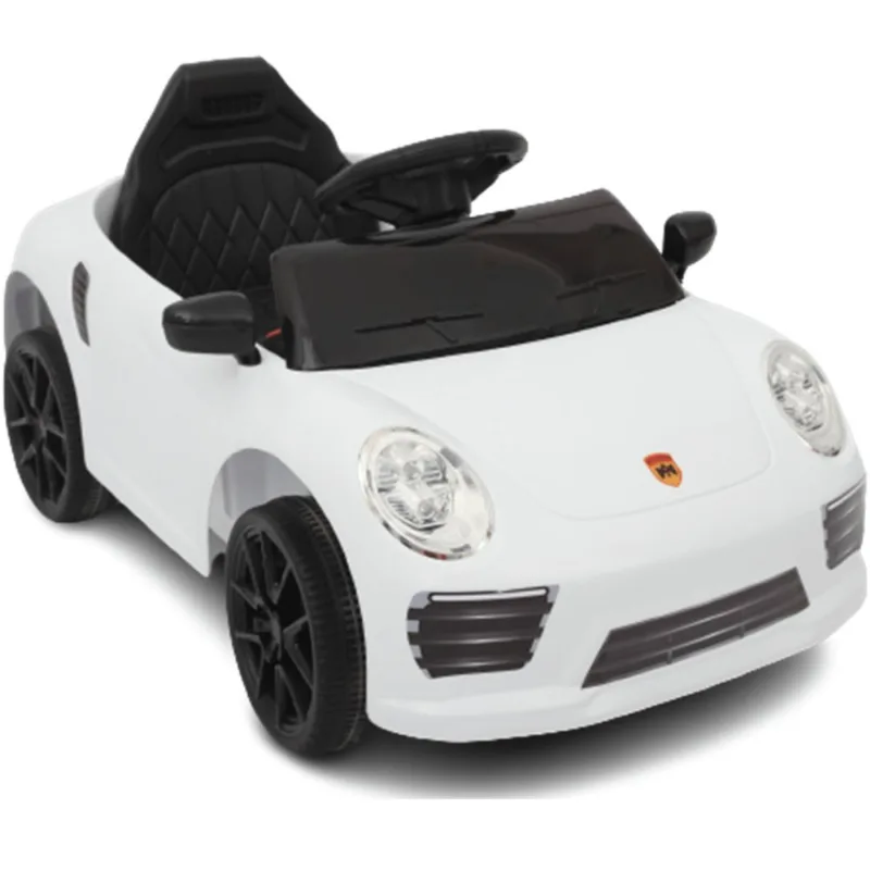 Carro Eletrico Shiny Toys Porsche Carrera Turbo S 911 6V Branco - SHINY TOYS