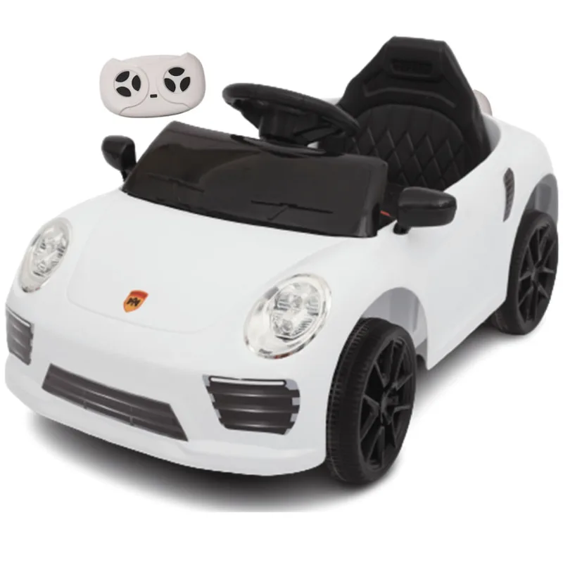 Carro Eletrico Shiny Toys Porsche Carrera S911 6V Controle Branco