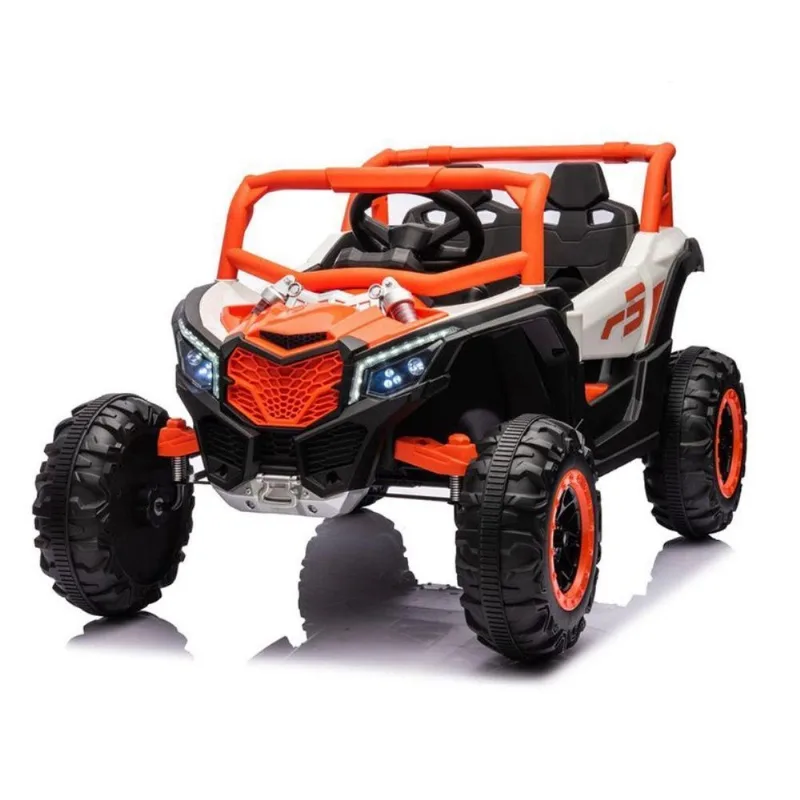 Quadriciclo Utv Laranja Elétrico Off Road R3 C/R Shiny Toys