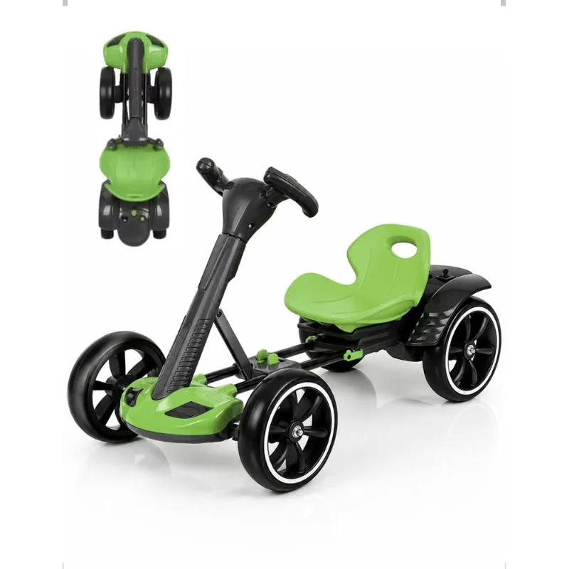 CARRO ELTRICO MODELO KART 6V 4.5AH VERDE
