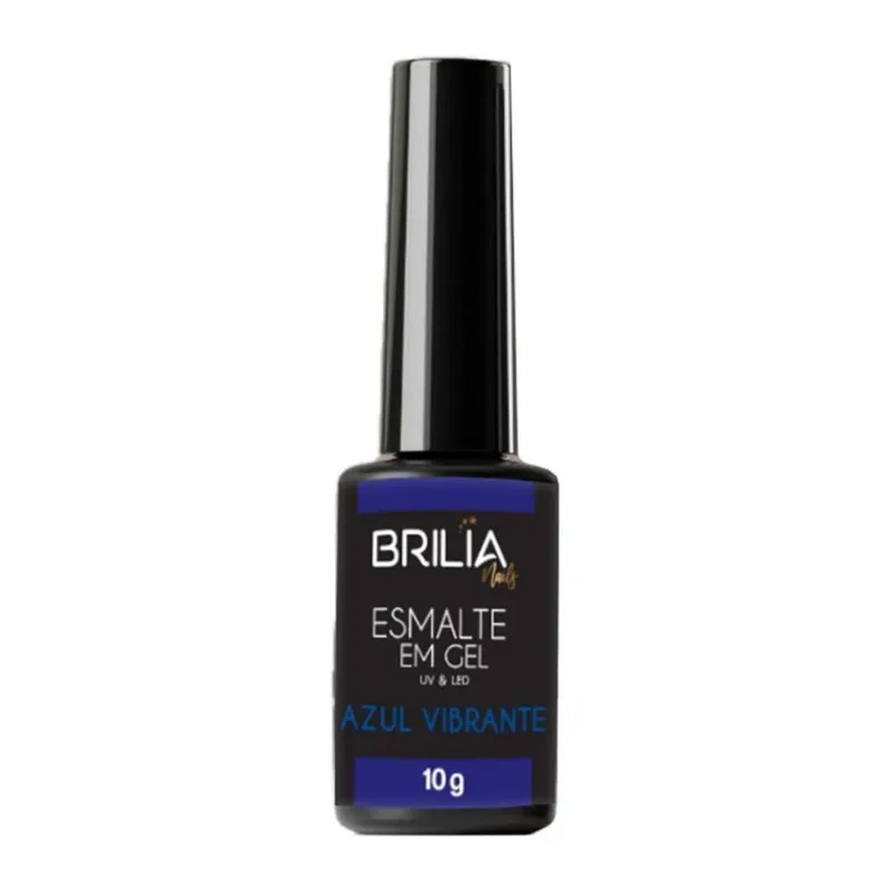 Brilia Nail Esmalte Gel Azul Vibrante 10G