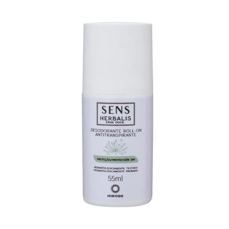 Desodorante Roll-On Antitranspirante Sens Herbalis Hinode 55ml