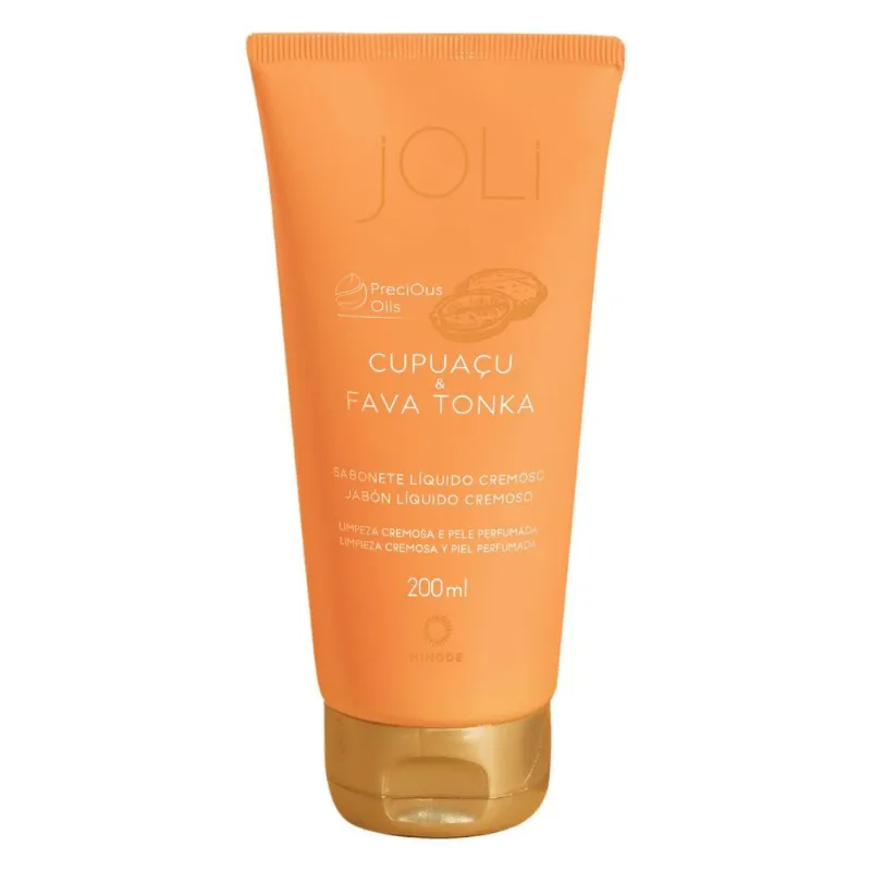 Sabonete Líquido Cremoso Joli Cupuaçu & Fava Tonka 200ml