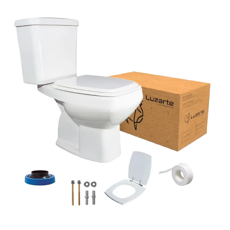 Conjunto Acoplado com Kit de Instalação 3/6L Branco Anturius Luzarte