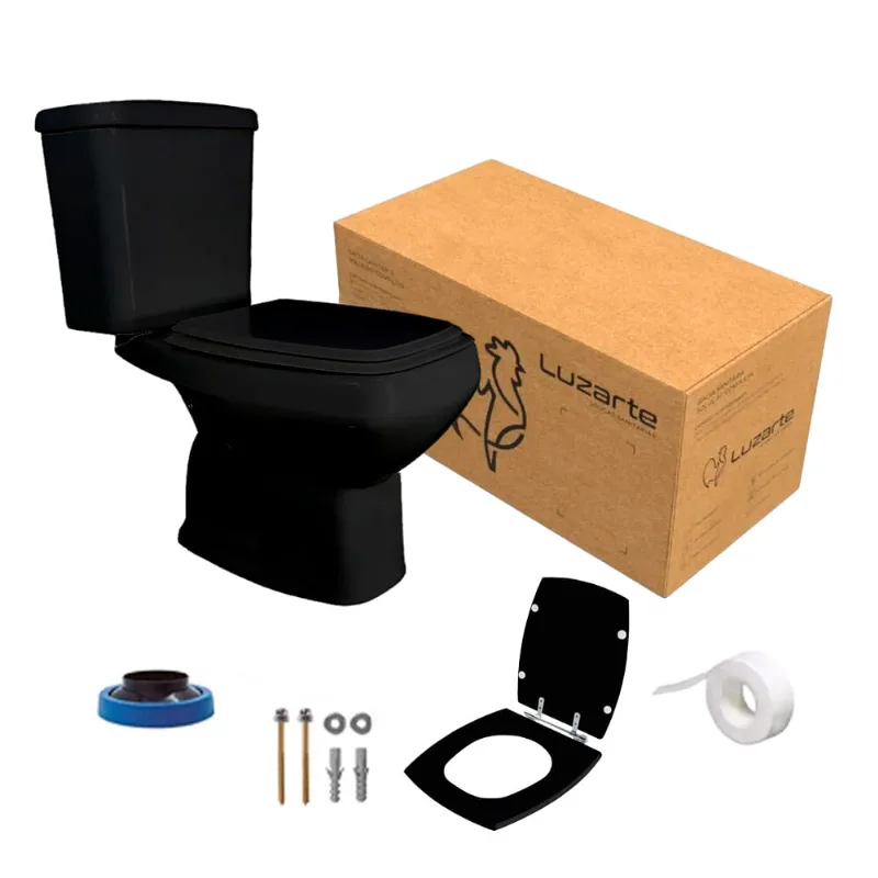 Conjunto Acoplado com Kit de Instalação Anturius Preto 3/6L - I1.KB.6.1.1 - Luzarte