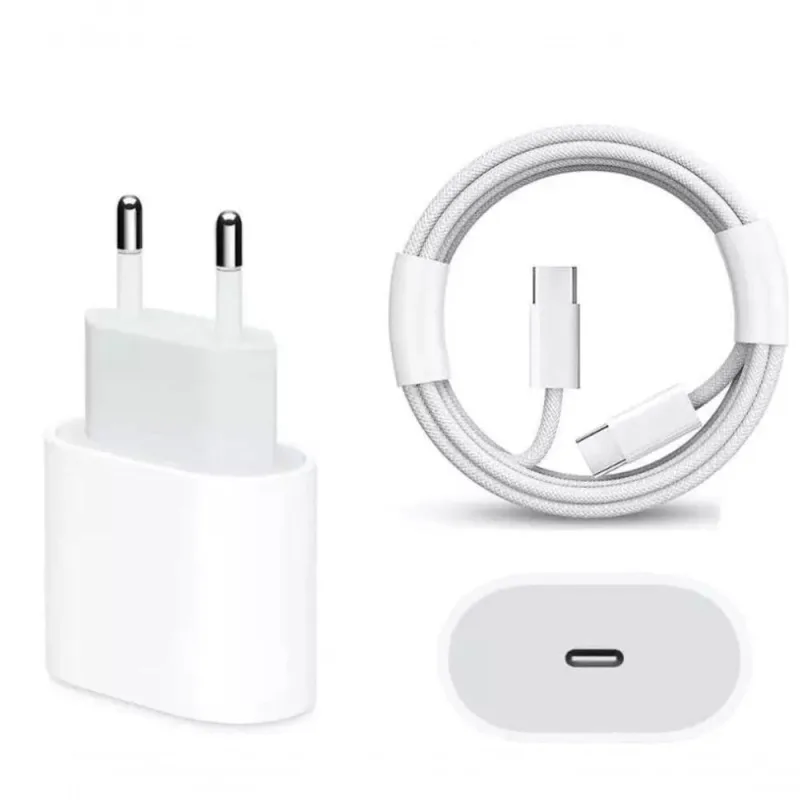 Carregador USB Turbo Kit USB-C 35W Carregamento Rápido Bivolt Branco 1 Unidade - OUTRAS MARCAS - Câmeras E Drones