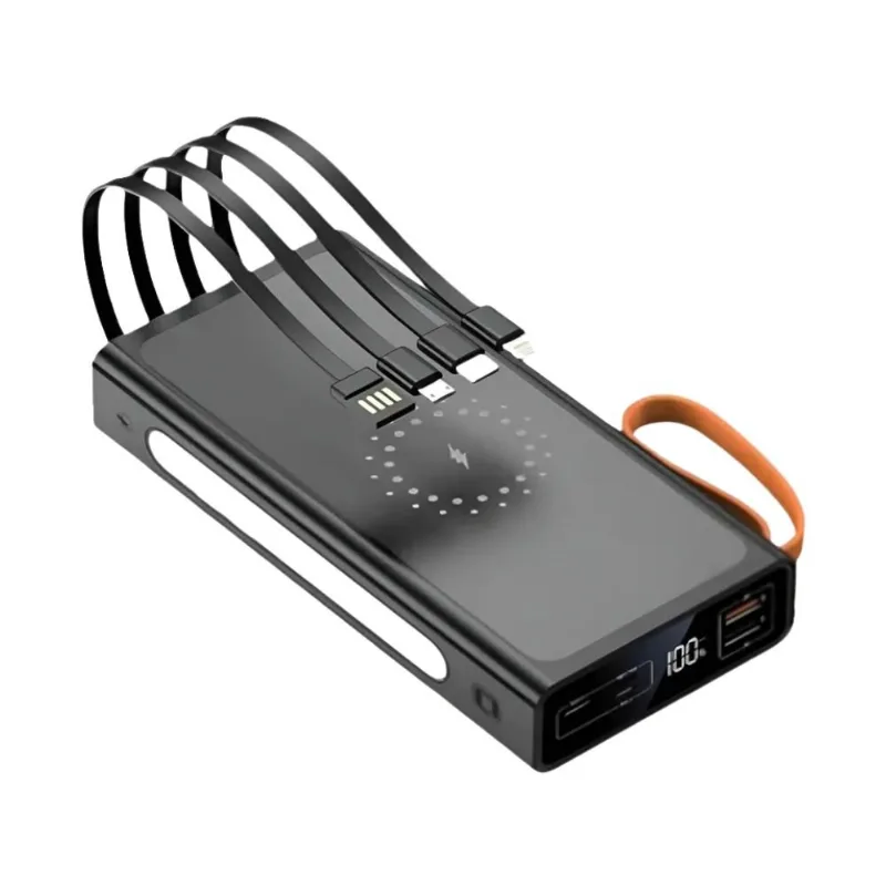 Power Bank H'Maston 4 Cabos Com Indução 20000mAh YD47 (MP)