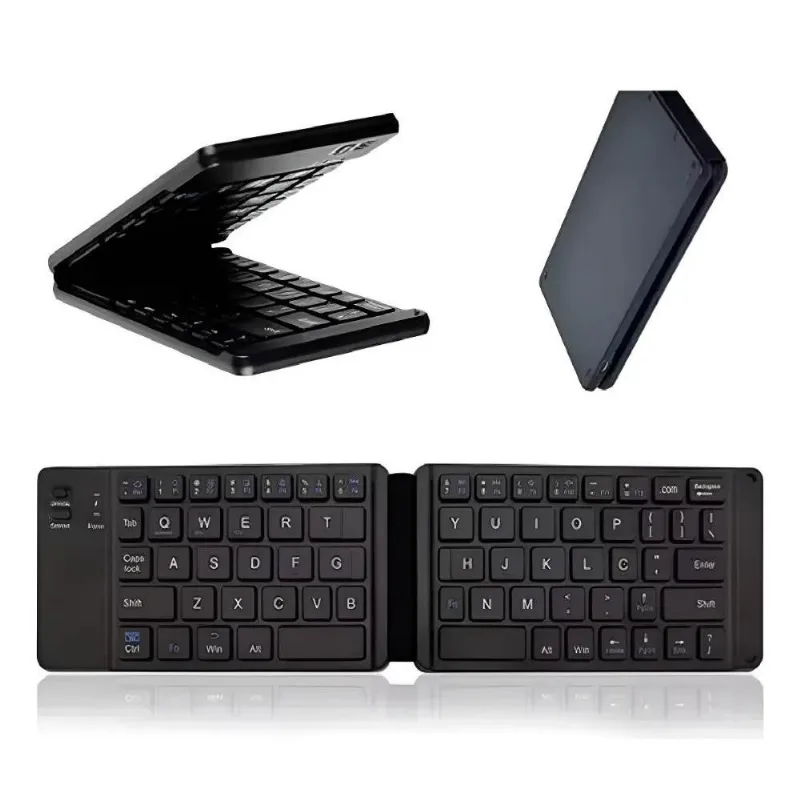 Mini Teclado Dobrável de Bolso Para Celular Tablet e Notebook com Ç