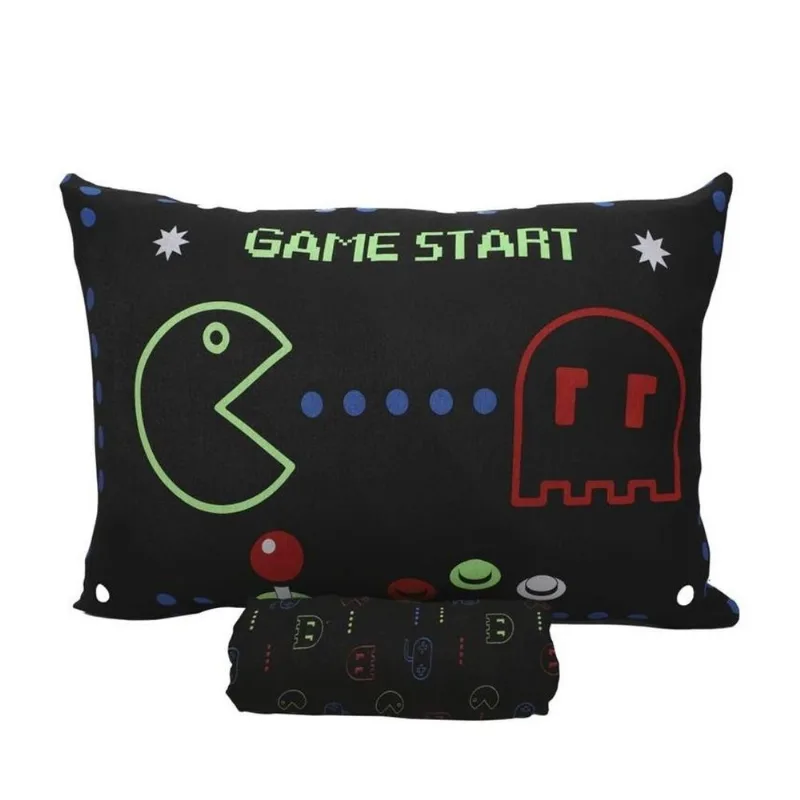 Jogo De Cama 2 Peças Solteiro Portallar Pac-Man (MP)