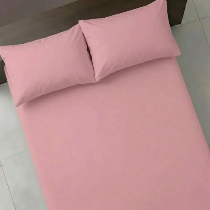 Jogo de Cama Liso King Rosa Star