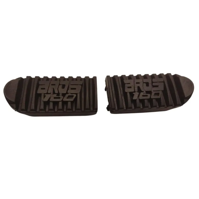 Borracha Pedal Estribo Dianteiro Personalizado Preto Bros160