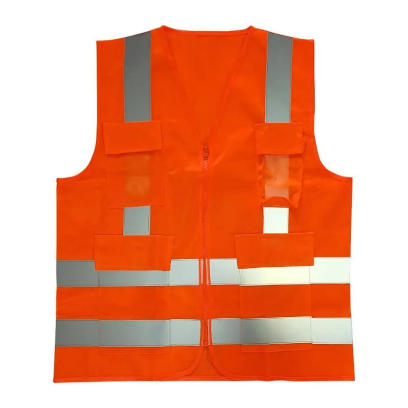 Colete Refletivo com 4 Bolso Volk Laranja EG