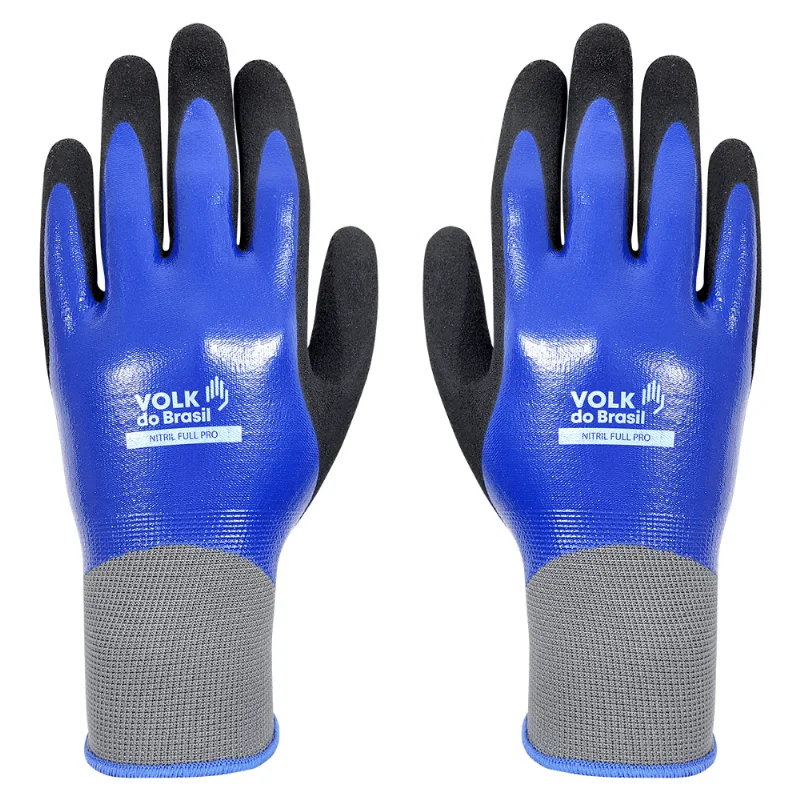 Luva de Segurança Nitril Full Pro Volk do Brasil 101547329 G - 101547329