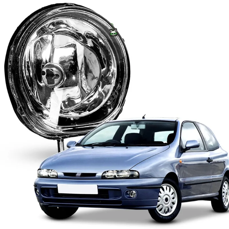 Farol Auxiliar Milha Fiat s/ Suporte Brava 1999 2000 2001 2002 2003