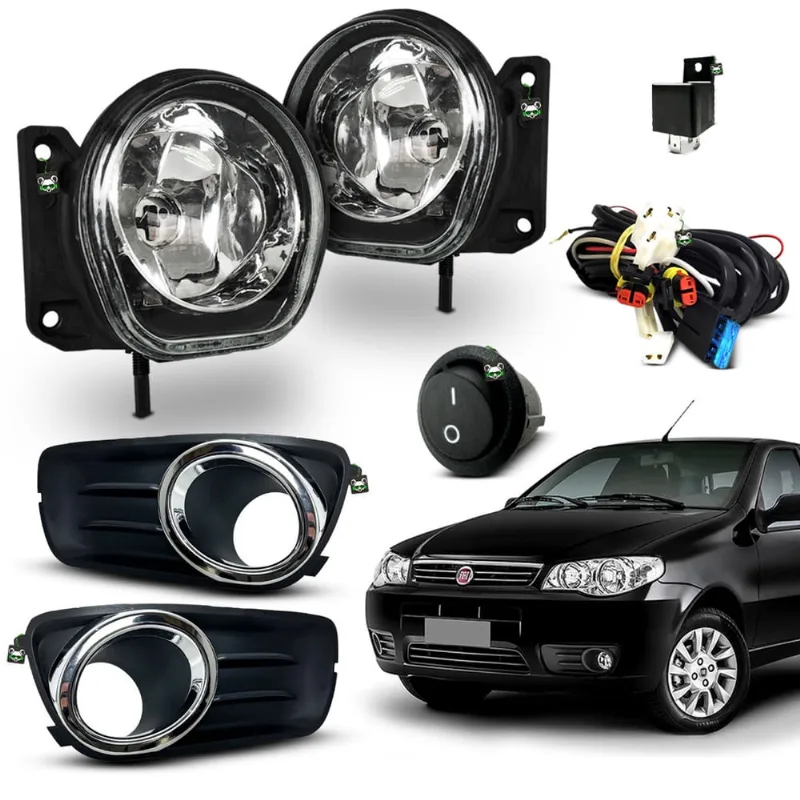 Kit Farol Auxiliar Milha Palio Fire Economy 2007 A 2015 2016