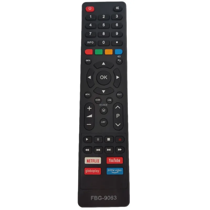 Controle smart philco netflix/yout/globoplay/prime 9063