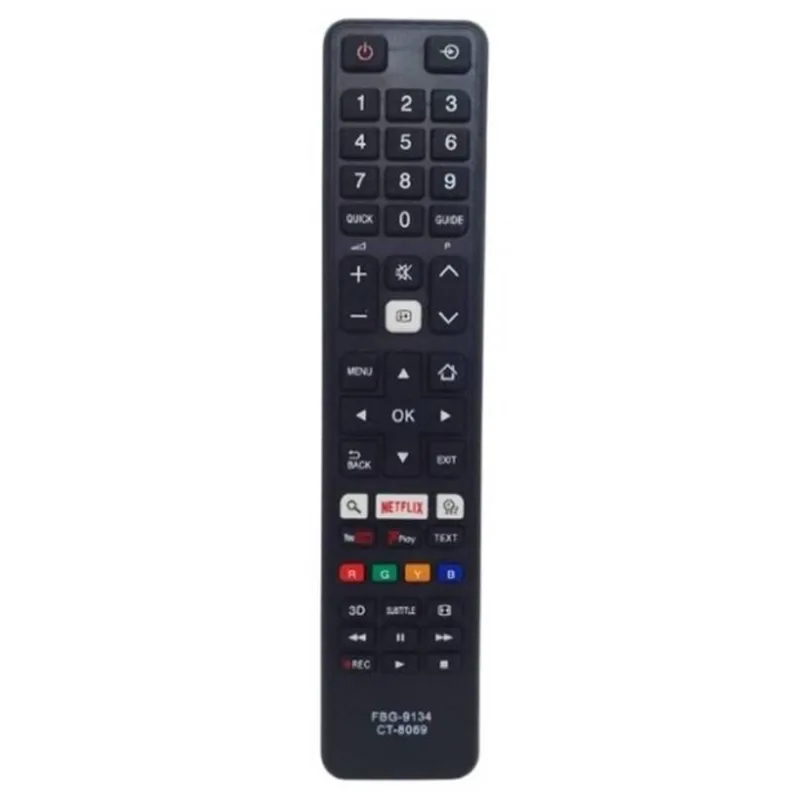 Controle Remoto TV smart toshiba youtube/netflix Compatível 9134