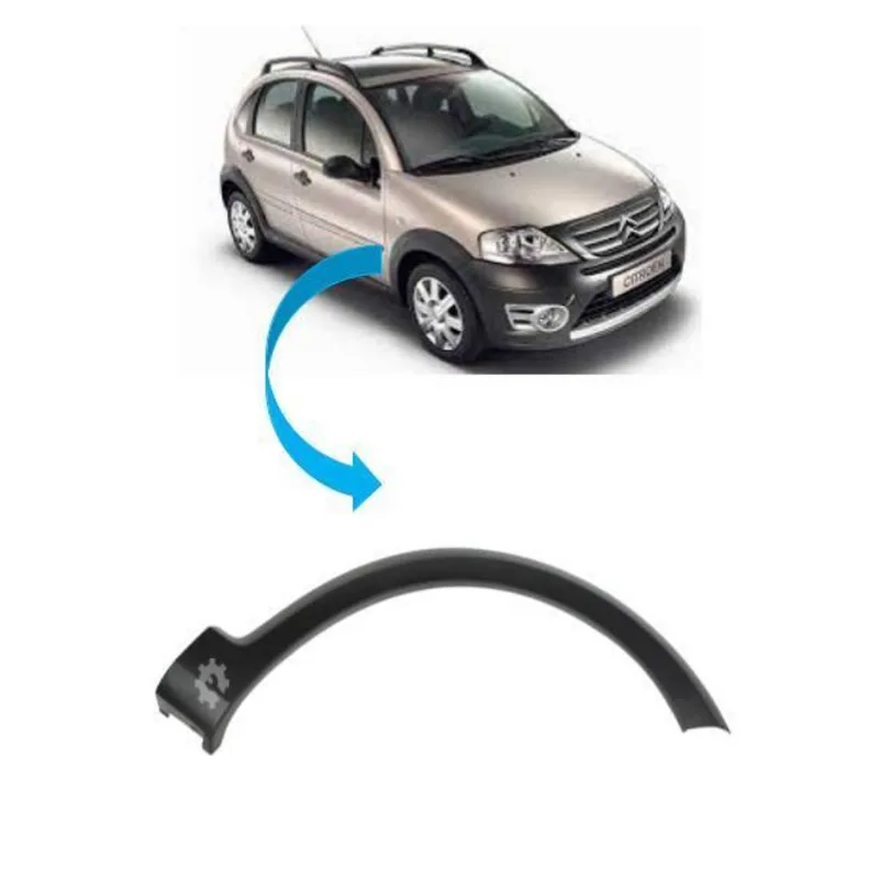 Moldura Paralama Dianteiro Direito C3 Xtr 2009 12 Original