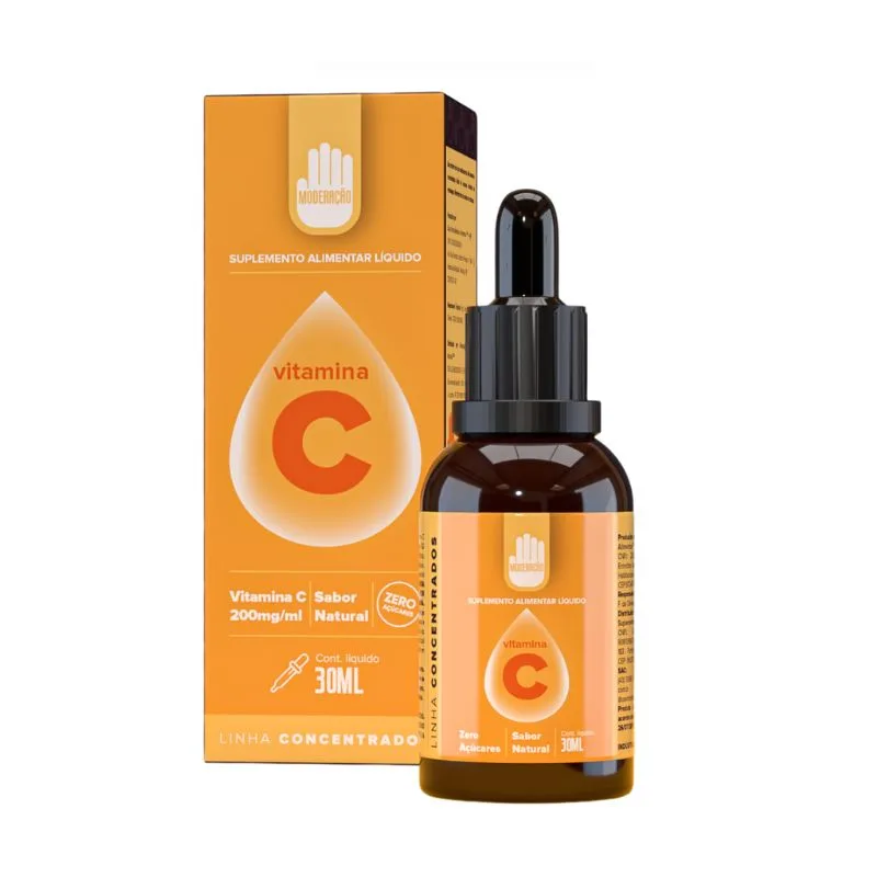 Vitamina C Moderação 30ml - Moderação - Suplementos