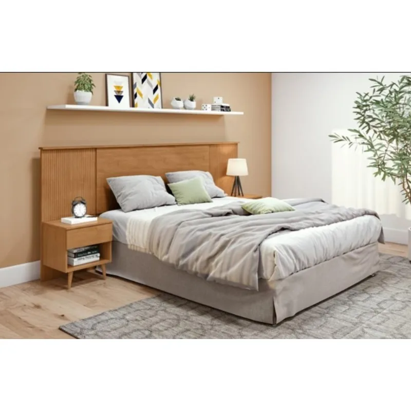 Cabeceira Like Amendoa Clean 111x259x42cm Lopas