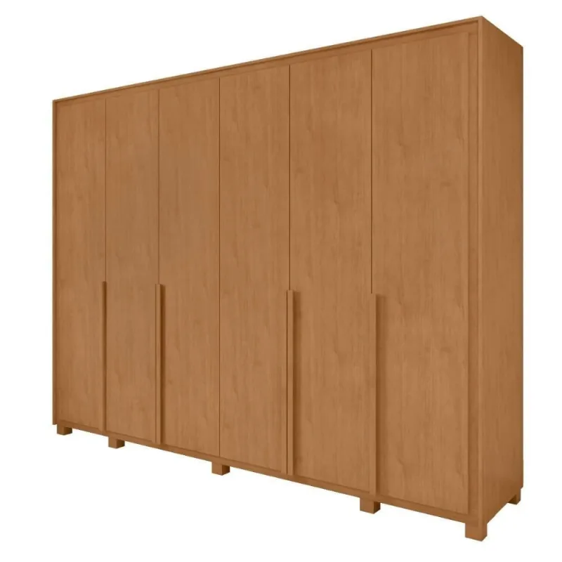 Guarda Roupa Casal 6 Portas 6 Gavetas MDF Lopas - móveis lopas