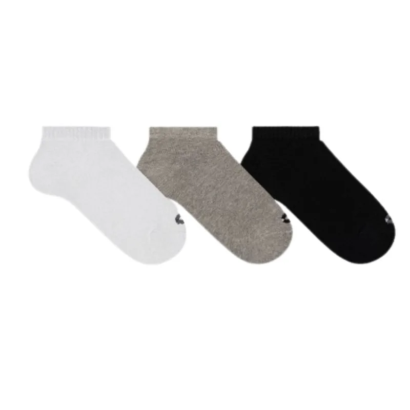 Meia Curta 39 - 44 Branco/mescla/preto 8655cia3 0002 Branco/mescla/preto