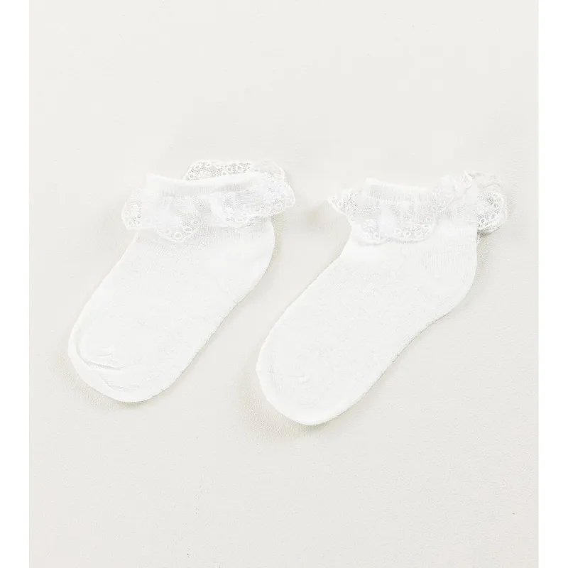 Meia Bebê Fashion Branca Branco - 17 a 22