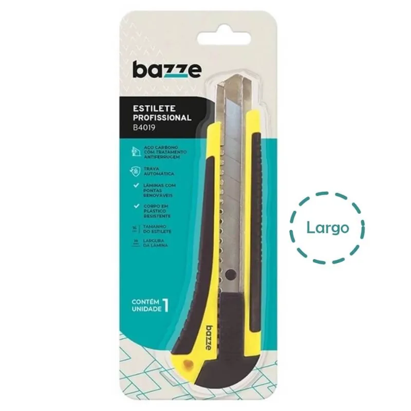 Estilete Largo Profissional B4019 (Ref. 900517) - Bazze