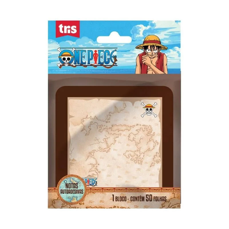 Nota Adesiva One Piece 50 Folhas Tris - 75mm