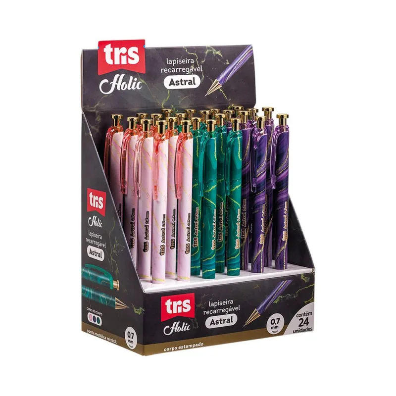 Lapiseira 0.7 Holic Astral Diversas Cores Avulso - LC - Papelaria