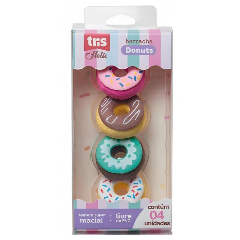 Borracha Donuts Com 4 Unidades