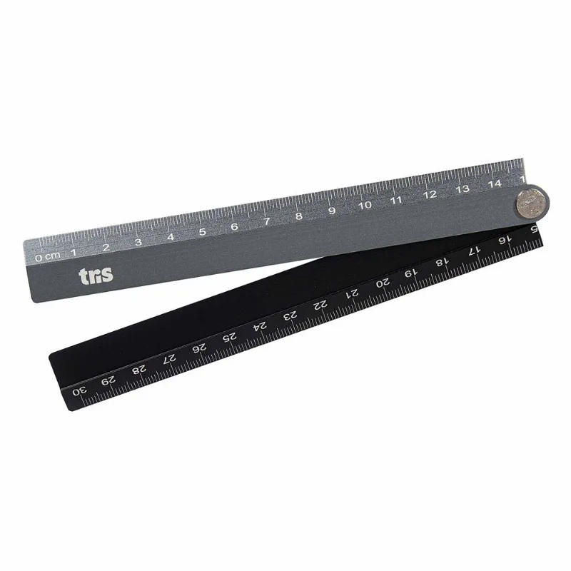 Régua Holic All Metálica 906656 Black Tris 30cm