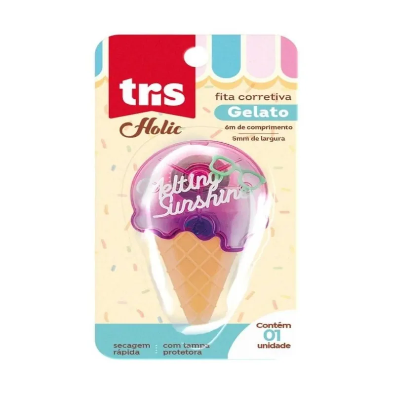 Fita Corretiva Gelato Holic Docinhos Tris - Sortido