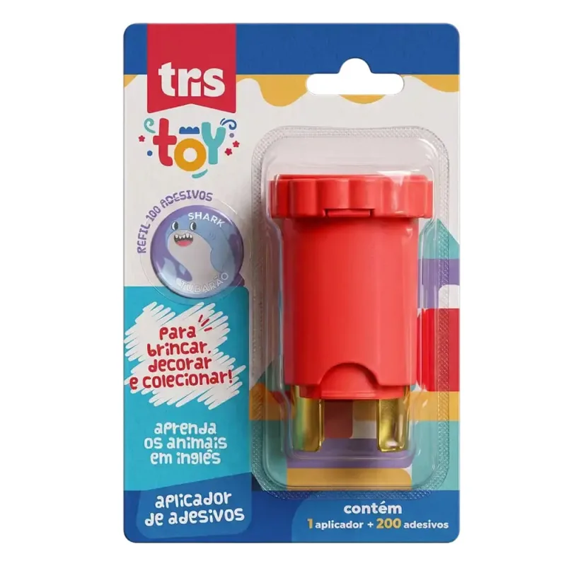 Aplicador Adesivo Toy Tris - LC - Papelaria