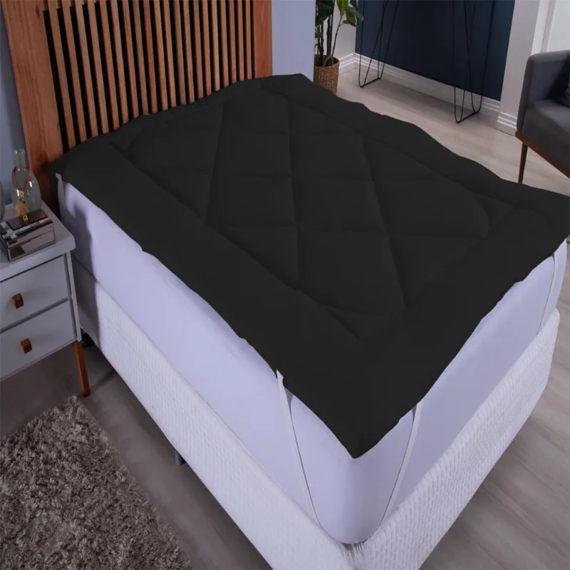 Pillow Top Extra Macio Colchão Queen 1,58Mx1,98Mx0,05. Cor