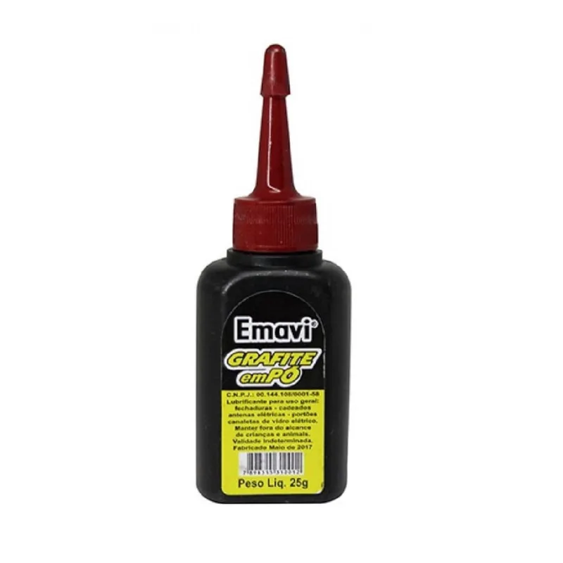 Grafite Em Pó 25g Lubrificante Mineral P/ Peças Mecânicas