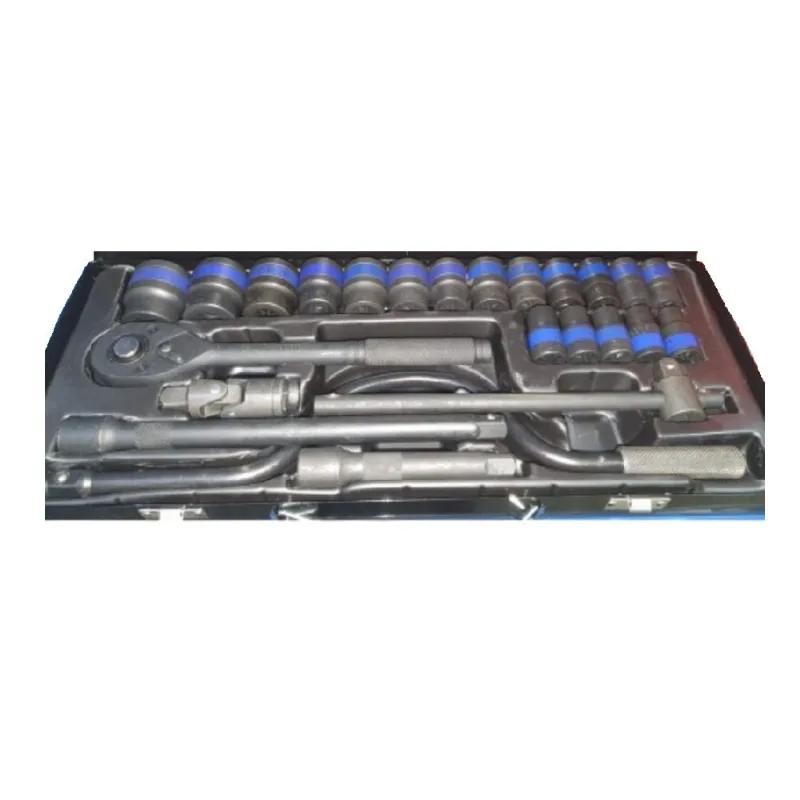 Kit 24 Pçs Maleta Jogo De Chave Catraca 1/2 Completo Geral